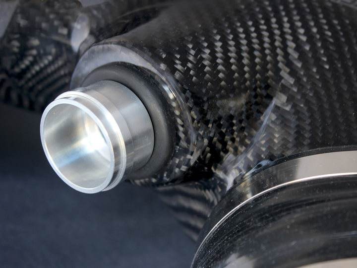 aFe MagnumFORCE Carbon Fiber Air Intake System Stage-2 Pro DRY S 08-13 BMW M3 (E9X) V8 4.0L - Bull Strap