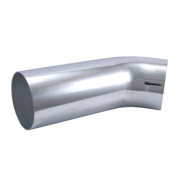 Spectre Universal Tube Elbow 4in. OD / 45 Degree (7in. Leg) - Aluminum - Bull Strap