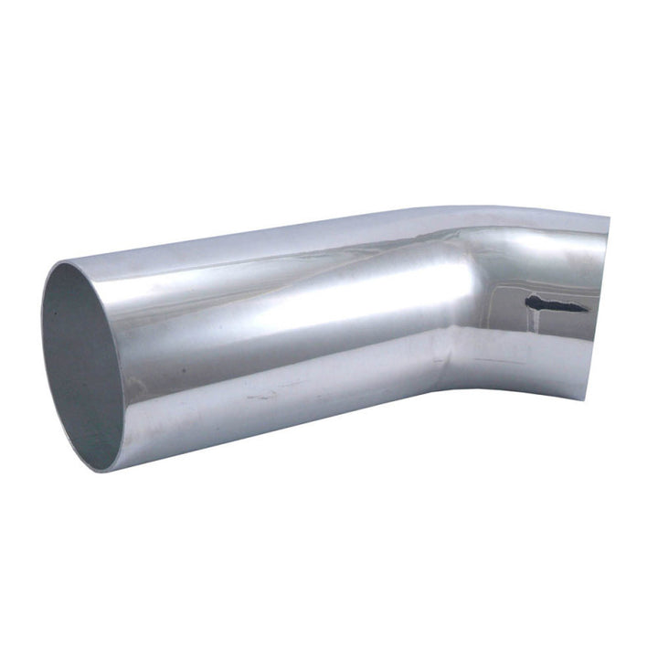 Spectre Universal Tube Elbow 4in. OD / 45 Degree (7in. Leg) - Aluminum - Bull Strap