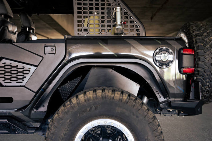 DV8 Offroad 18-23 Jeep Wrangler JL Slim Fender Flares - Bull Strap