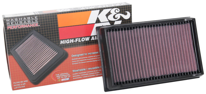 K&N 2019 Volkswagen Jetta 1.4L F/I Replacement Panel Air Filter - Bull Strap