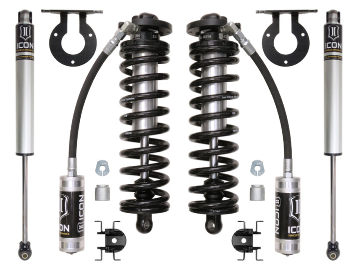 ICON 05-16 Ford F-250/F-350 2.5-3in Stage 1 Coilover Conversion System - Bull Strap