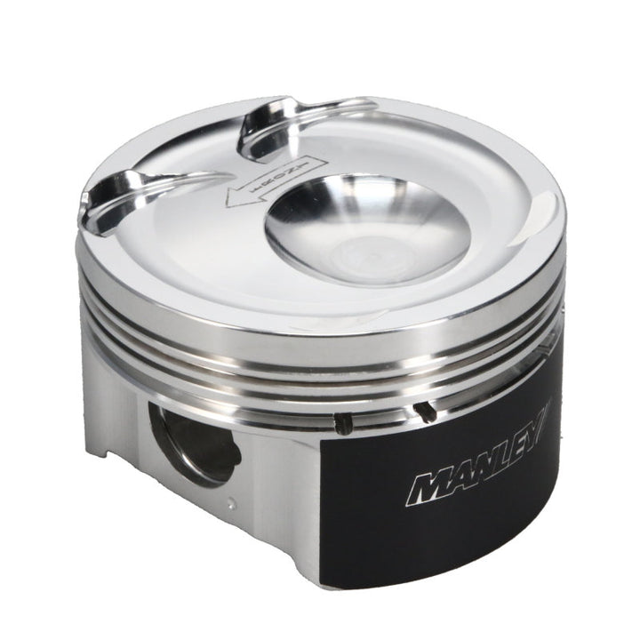 Manley Ford 2.3L EcoBoost 87.5mm STD Size Bore 9.5:1 Dish Extreme Duty Piston Set - Bull Strap