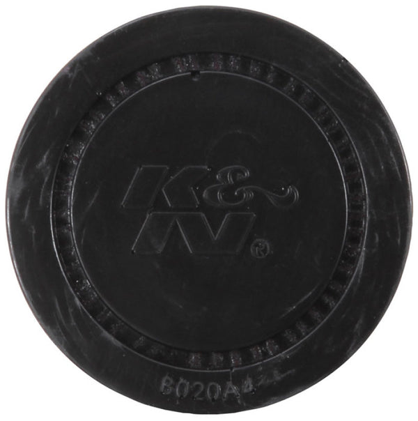 K&N Steel Base Crankcase Vent Filter .5in Vent OD x 2in OD x 1.5in Height - Bull Strap