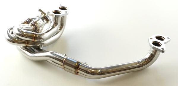 HKS STI Stainless Steel Exhaust Manifold - Bull Strap