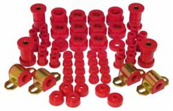 Prothane 80-86 Jeep CJ5/7 Total Kit - Red - Bull Strap