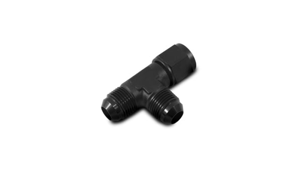 Vibrant -10AN Tee Fitting with Female -10AN Swivel - Bull Strap