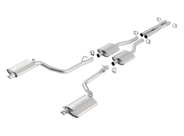 Borla 11-14 Dodge Charger R/T / 11-14 Chrysler 300 C 5.7L V8 AT/MT S-Type SS Catback Exhaust - Bull Strap