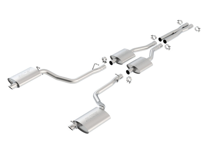 Borla 11-14 Dodge Charger R/T / 11-14 Chrysler 300 C 5.7L V8 AT/MT S-Type SS Catback Exhaust - Bull Strap