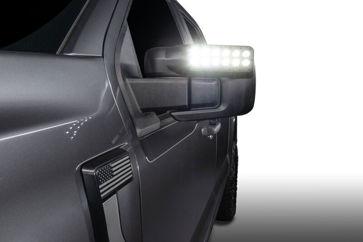 Oracle 21-25 Ford F150 LED Off-Road Side Mirror Ditch Lights - White LED - Bull Strap