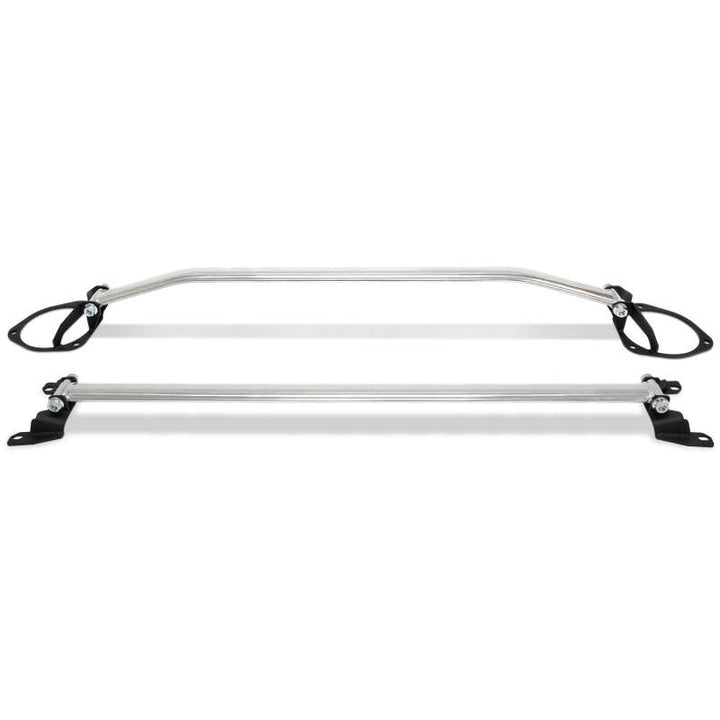 BLOX Racing 2015+ Subaru WRX STI - Without Holes Front And Rear Strut Tower Bars - Bull Strap