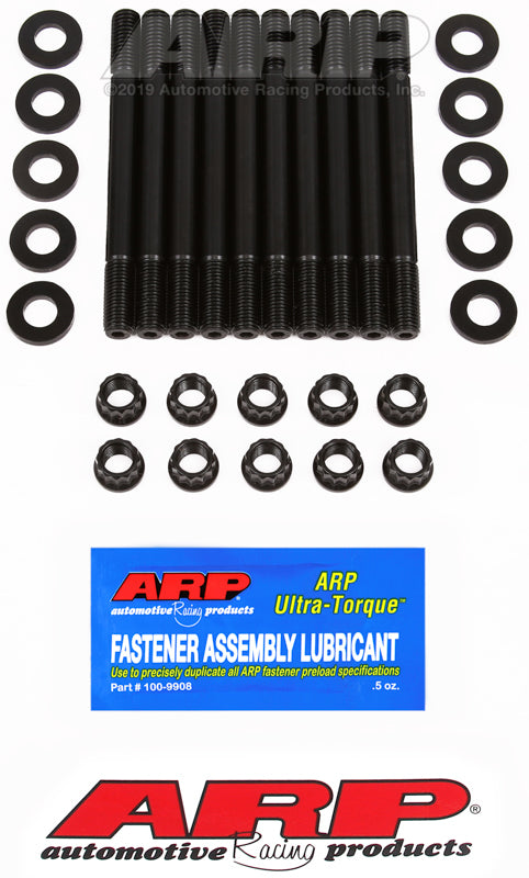 ARP Saturn 1.9L 2-Bolt Main w/ 1/2 inch straps Main Stud Kit / Nissan KA24DE Head Stud Kit - Bull Strap