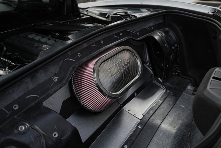 K&N 20-21 Chevrolet Corvette Stingray 6.2L V8 F/I AirCharger Performance Intake System - Bull Strap