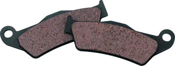 Twin Power 16-20 XG 500 750 Organic Brake Pads Replaces H-D 41300161 Rear - Bull Strap