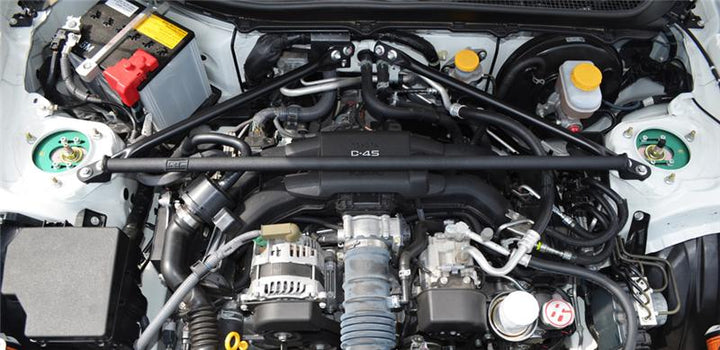 GrimmSpeed Subaru BRZ / Scion FR-S Strut Tower Brace - Black - Bull Strap