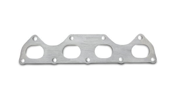 Vibrant Mild Steel Exhaust Manifold Flange for Honda H22 motor 1/2in Thick - Bull Strap