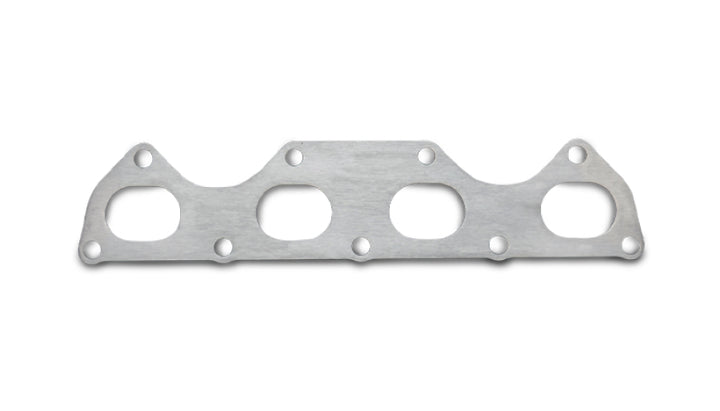 Vibrant Mild Steel Exhaust Manifold Flange for Honda H22 motor 1/2in Thick - Bull Strap