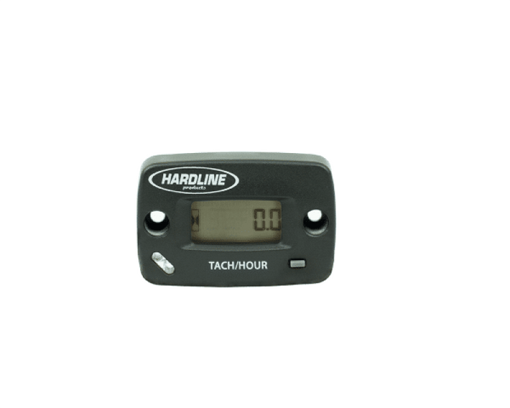 Hardline Hour Tachometer Meter Up To 2 Cylinders - 2/4 Stroke - Bull Strap