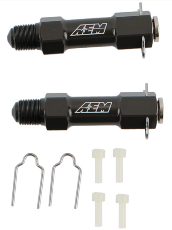 AEM V3 Water/Methanol Injection Nozzle Only Kit (Qty 2) - Bull Strap