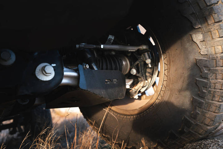 DV8 Offroad 21-22 Ford Bronco Front Lower Control Arm Skid Plate - Bull Strap