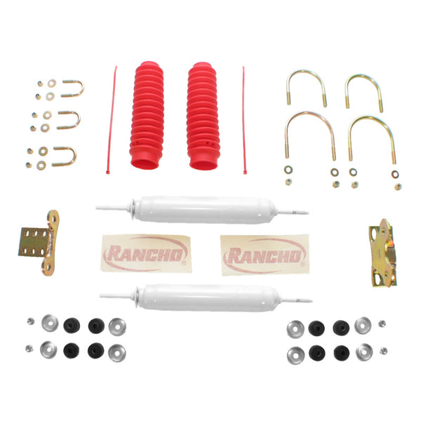 Rancho 70-91 GMC Jimmy / Full Size Front Steering Stabilizer Kit - Bull Strap