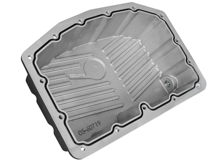 AFE Pro Series Engine Oil Pan Black w/Machined Fins; 11-16 Ford Powerstroke V8-6.7L (td) - Bull Strap