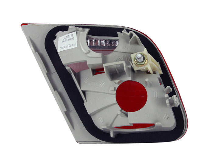 ANZO 2000-2003 BMW 3 Series E46 Taillights Red/Clear - Inner - Bull Strap