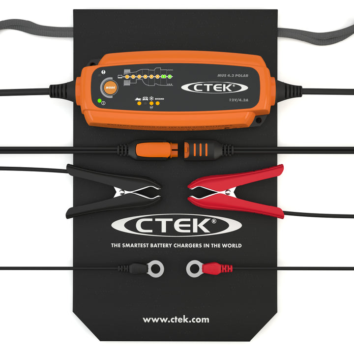 CTEK Battery Charger - MUS 4.3 Polar - 12V - Bull Strap