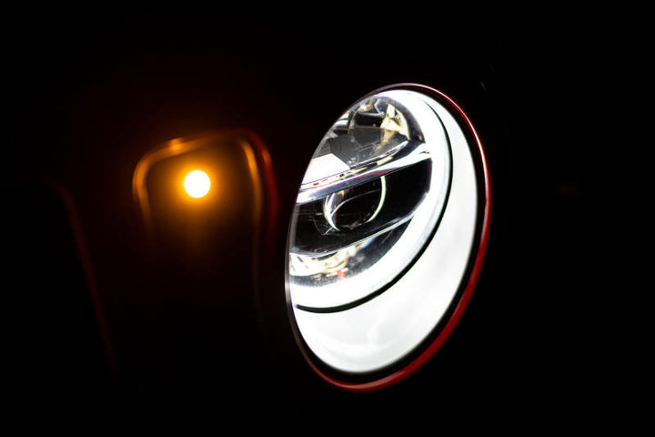 DV8 Offroad 2018+ Jeep Wrangler JL/Gladiator LED Projector Headlights - Bull Strap