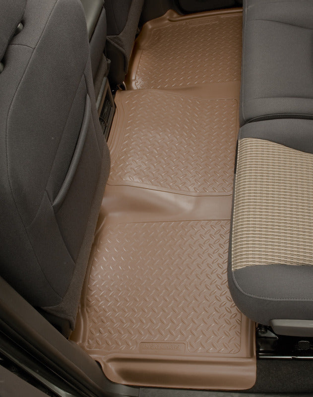 Husky Liners 00-03 Toyota Tundra Classic Style 2nd Row Black Floor Liners - Bull Strap