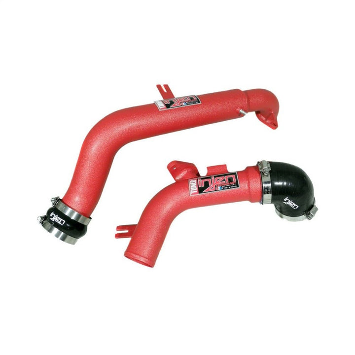 Injen 11-14 Nissan Juke 1.6L Nismo Turbo Upper Intercooler Piping Kit - Wrinkle Red - Bull Strap