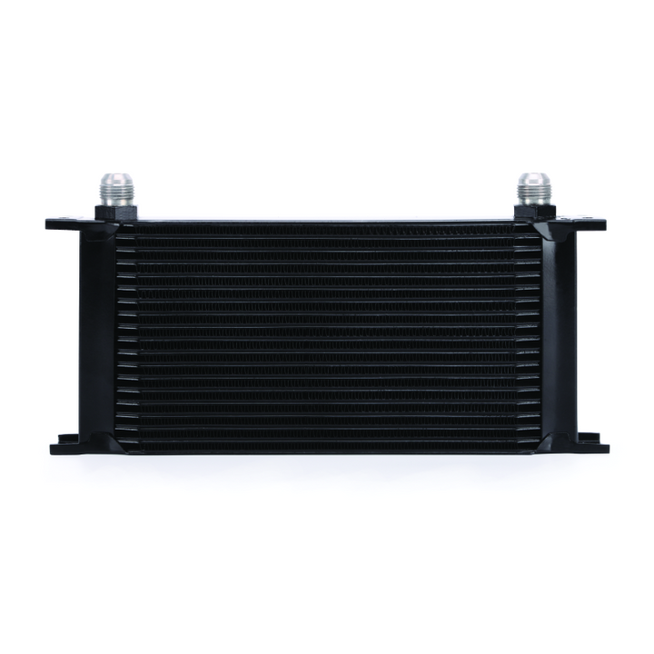 Mishimoto Universal 19 Row Oil Cooler - Black - Bull Strap