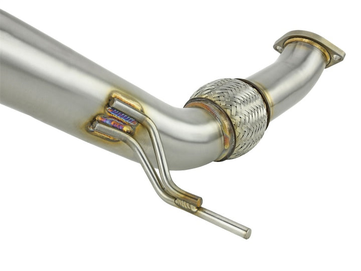 Skunk2 16-20 Honda Civic 1.5T Downpipe Kit w/ Cat - Bull Strap