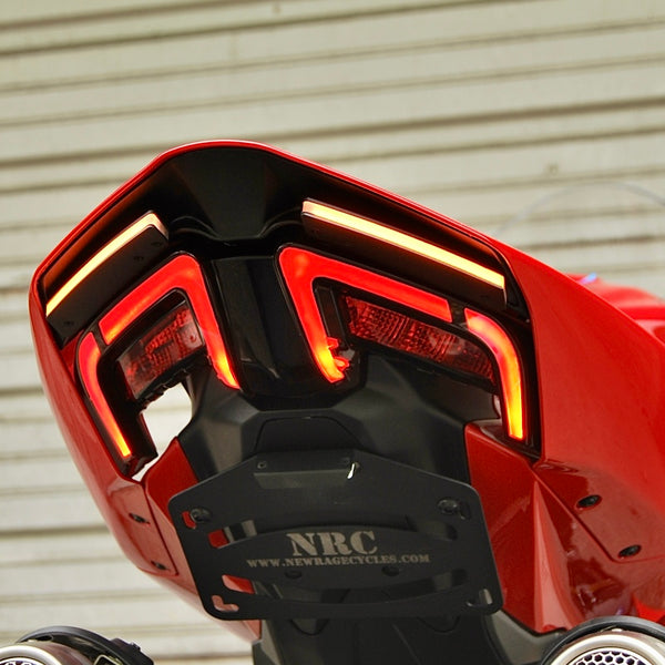 New Rage Cycles 25+ Ducati Panigale/ Streetfighter V2 Fender Eliminator Kit Tucked - Bull Strap