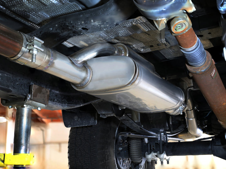 aFe 2024+ Ford Ranger L4-2.3L (t) Vulcan Series 2.5in to 3in Cat-Back Exhaust w/ Black Tip - Bull Strap