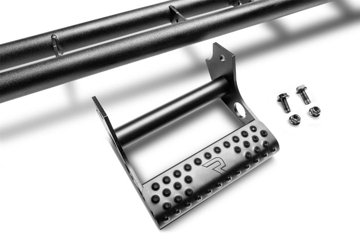 N-Fab RKR Rails 15-17 GMC - Chevy Canyon/Colorado Crew Cab - Tex. Black - 1.75in - Bull Strap