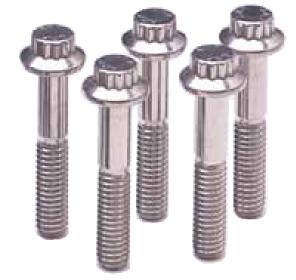 ARP 5/16-24 x .75in Lenght 12pt SS Bolts (5/pkg) - Bull Strap