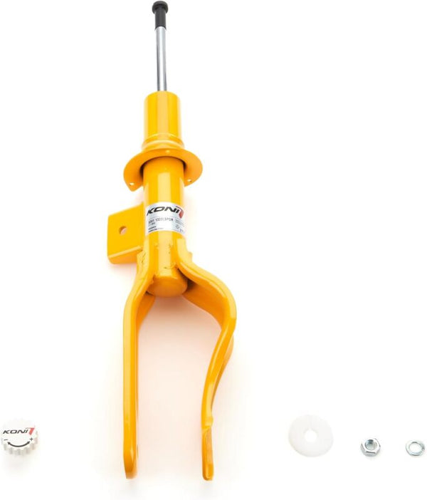 Koni Sport (Yellow) Shock 17+ Tesla Model 3/ 20+ Model Y AWD/RWD Front Driver Side - Bull Strap