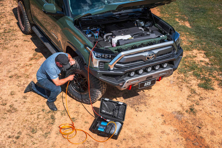 ARB Portable 12V Brushless Twin Compressor - Bull Strap