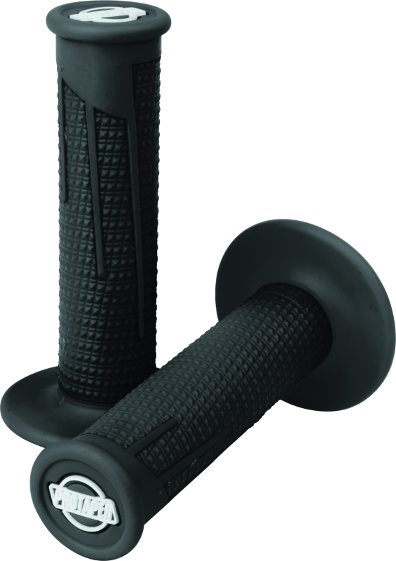 ProTaper Full Diamond Clamp-On Grips - Black - Bull Strap