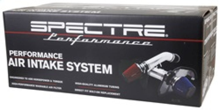 Spectre 09-17 Nissan Maxima V6-3.5L F/I Air Intake Kit - Polished w/Red Filter - Bull Strap