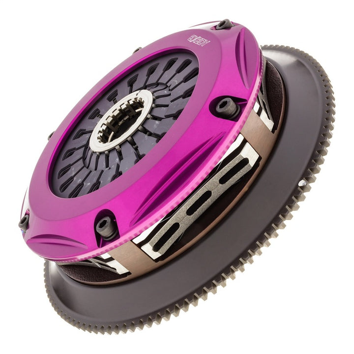 Exedy 1993-1994 Nissan Skyline GTR L6 Hyper Twin Cerametallic Clutch Sprung Center Disc Pull Type - Bull Strap