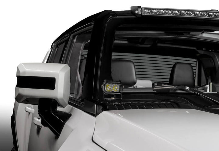 Oracle 22-24 Hummer EV Aux Light A-Pillar / Hood (Pair) - Bull Strap