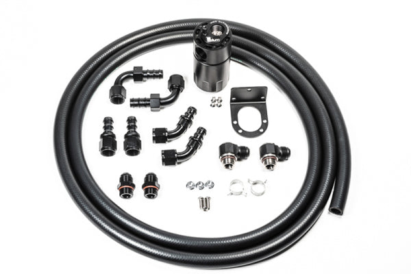 Radium Engineering Single Catch Can 10AN Kit Fluid Lock - Bull Strap
