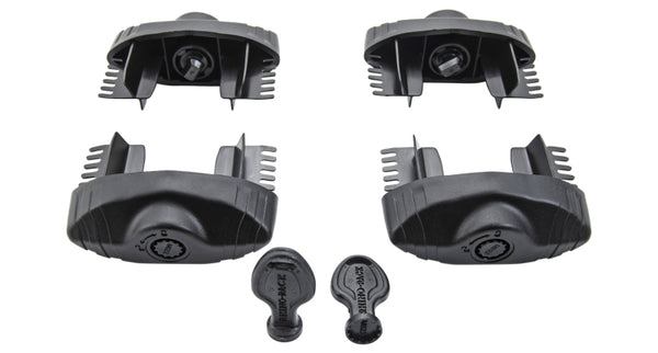 Rhino-Rack Vortex Secure Core Locking End Caps - Set of 4 - Bull Strap