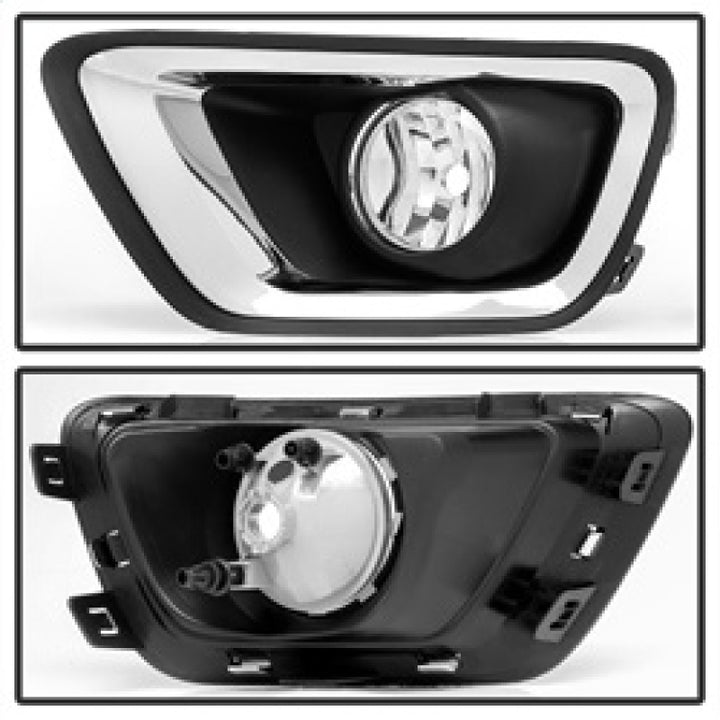 Spyder Chevy Colorado 2015-2017 OEM Fog Lights w/switch - Clear FL-CCOL15-C - Bull Strap