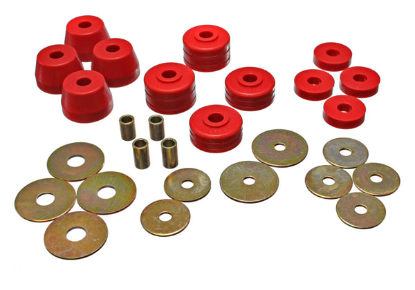 Energy Suspension 72-93 Ramcharger Body Cab Mount Set - Bull Strap