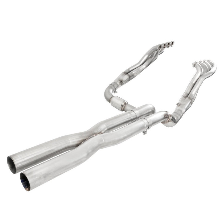 Stainless Works 2014-16 Chevy Silverado/GMC Sierra Headers High-Flow Cats - Bull Strap