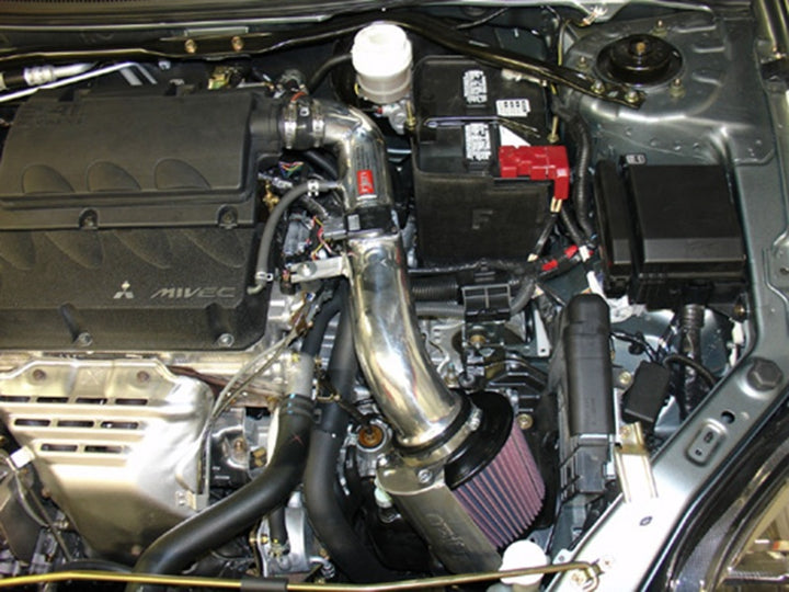 Injen 06-09 Eclipse 2.4L 4 Cyl. (Automatic) Black Short Ram Intake - Bull Strap