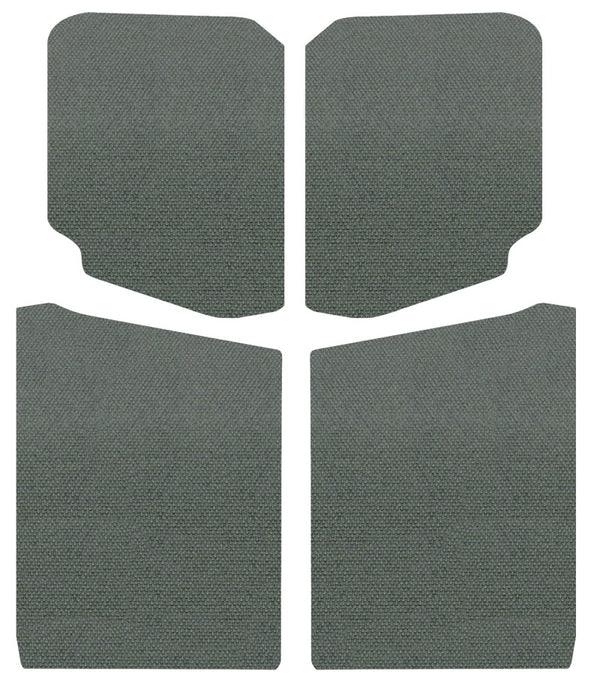 DEI 18-23 Jeep Wrangler JL 2-Door Boom Mat Headliner - 5 Piece - Gray - Bull Strap